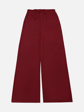ROSEL - MAROON WIDE LEG PANTS